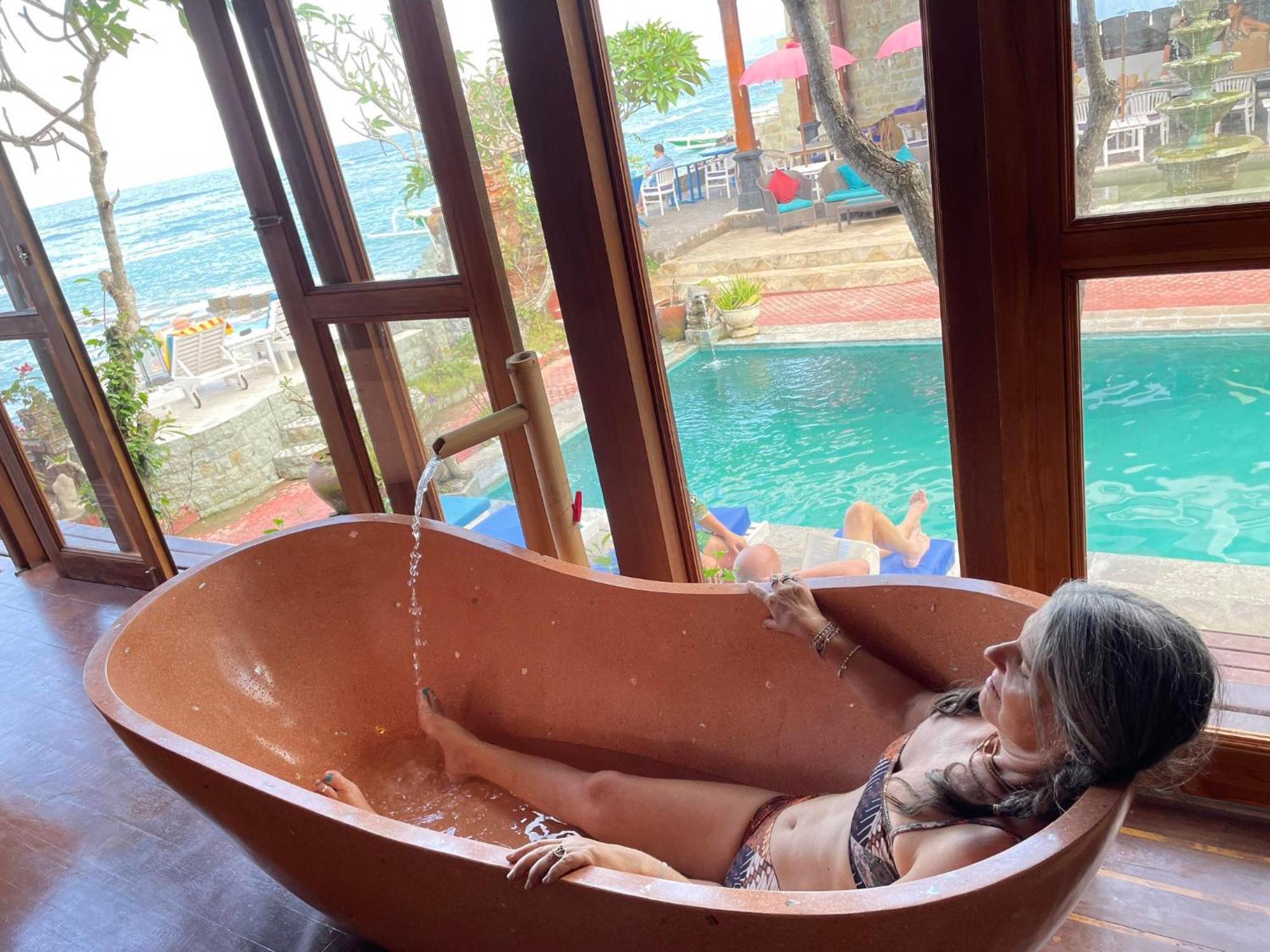 Puri Oka Beach Bungalows Candidasa Exterior foto